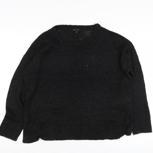 New Look Women's Black Pullover Jumper, Medium