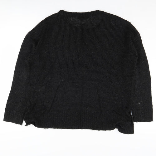 New Look Women's Black Pullover Jumper, Medium