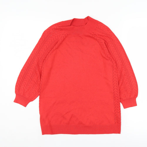 Next Women's Red High Neck Jumper Size 6