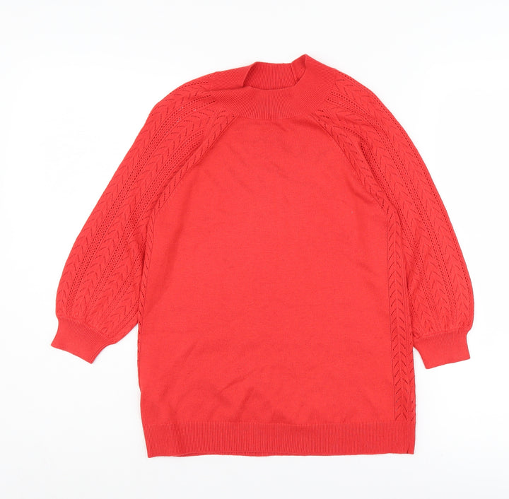 Next Women's Red High Neck Jumper Size 6