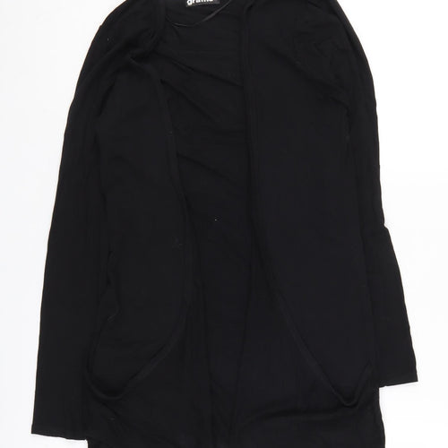 Graffic Women's Black Cardigan S Lightweight Casual