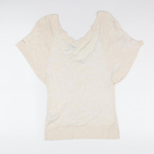 Topshop Women's Ivory Pullover Jumper Size 8