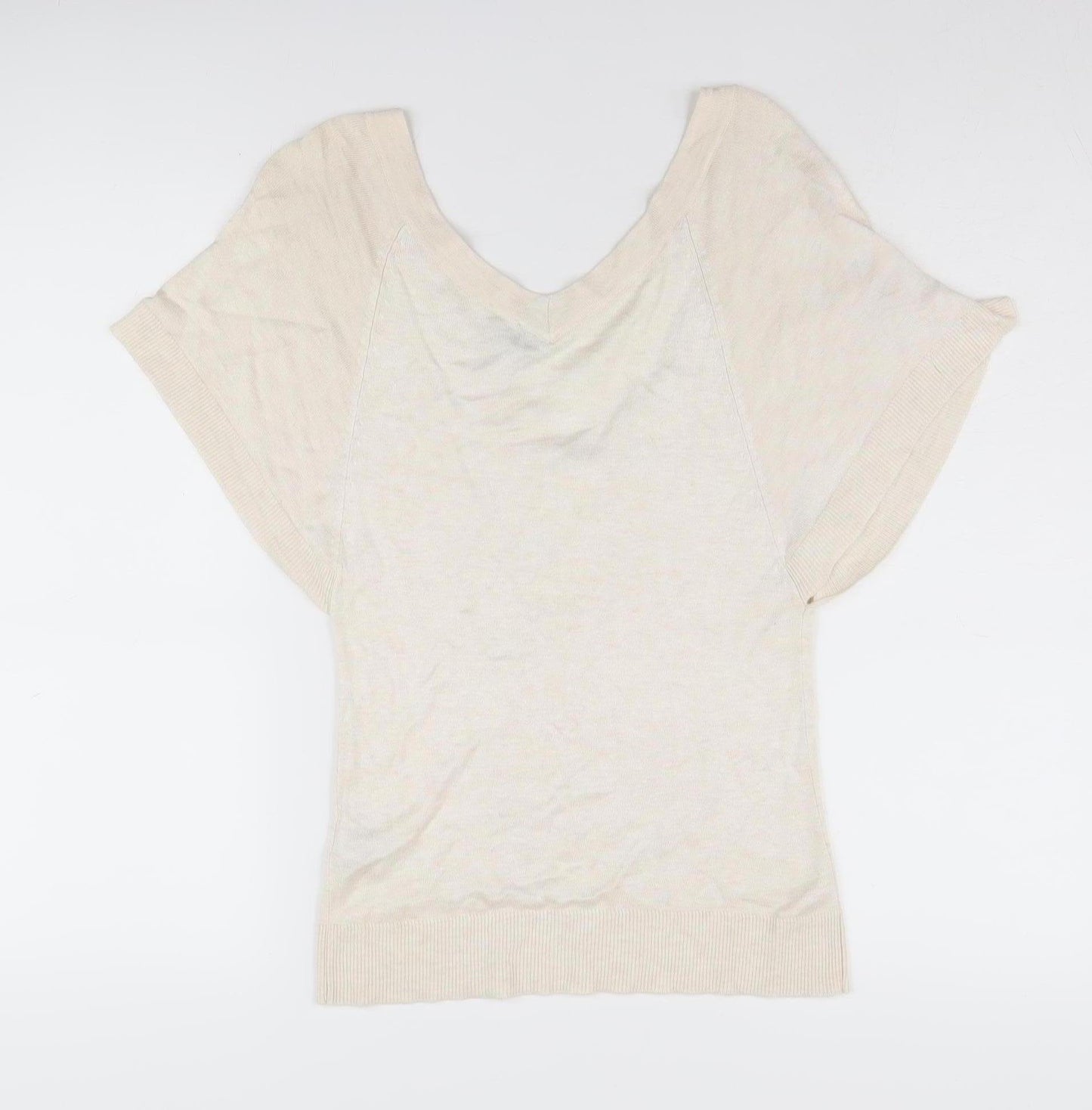 Topshop Women's Ivory Pullover Jumper Size 8