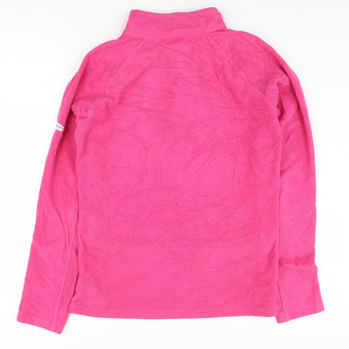 Geographical Norway Women's Pink Fleece Pullover Sweatshirt M