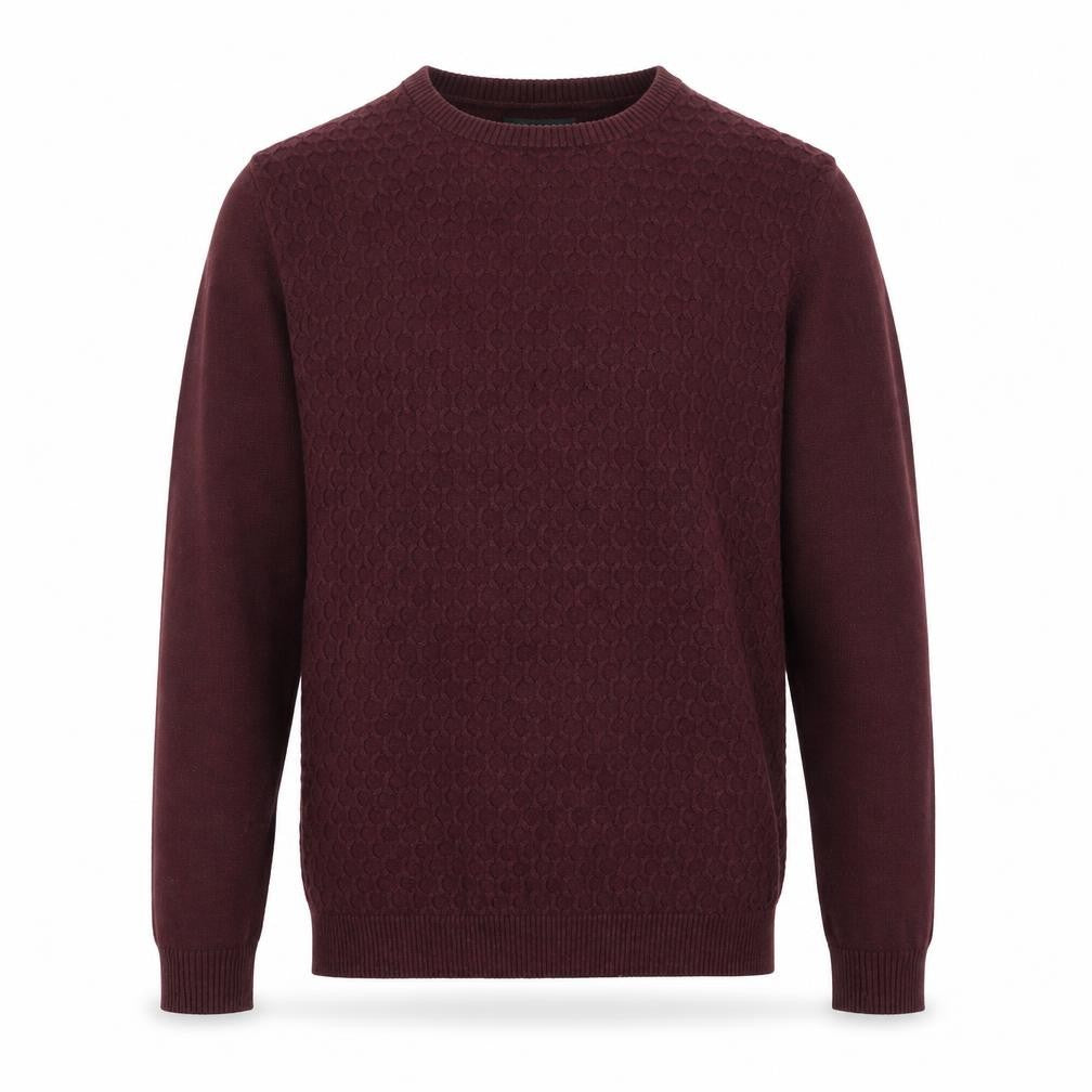 Front view of River Island Men's Red jumper, M