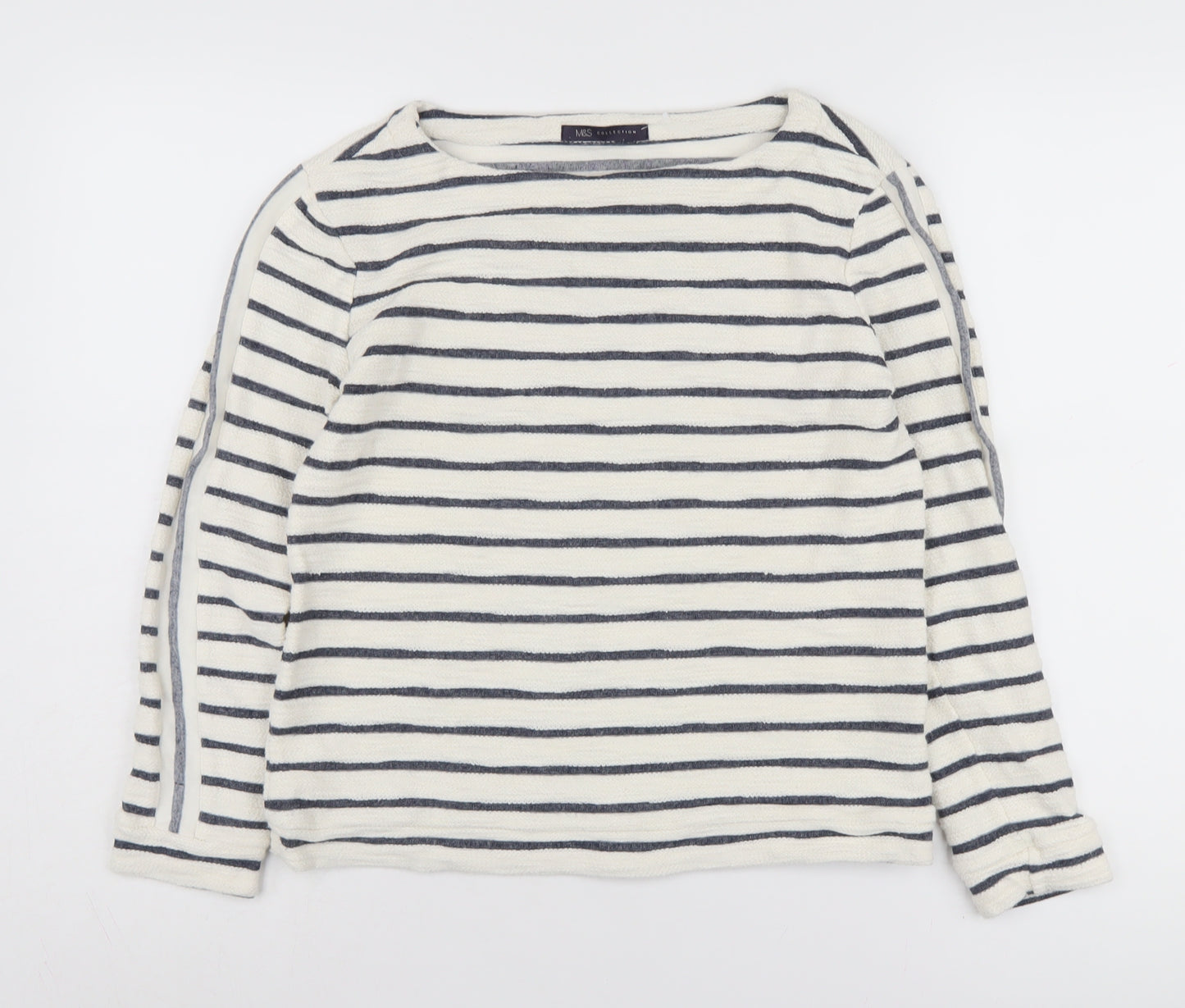 Marks and Spencer Women's Striped Pullover - Size 8