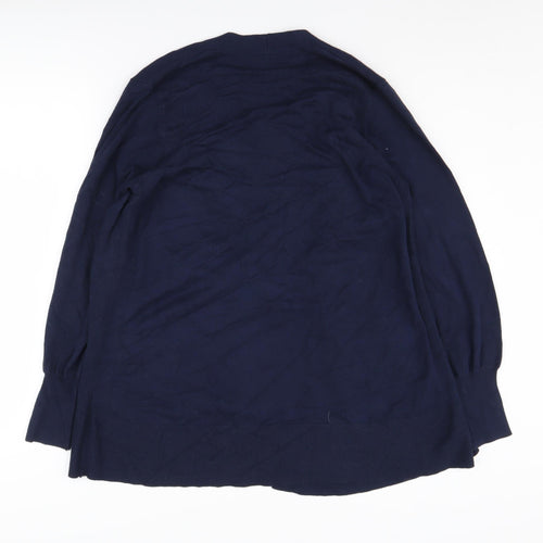 Marks and Spencer Women's Blue Cardigan, Size S, Viscose Blend