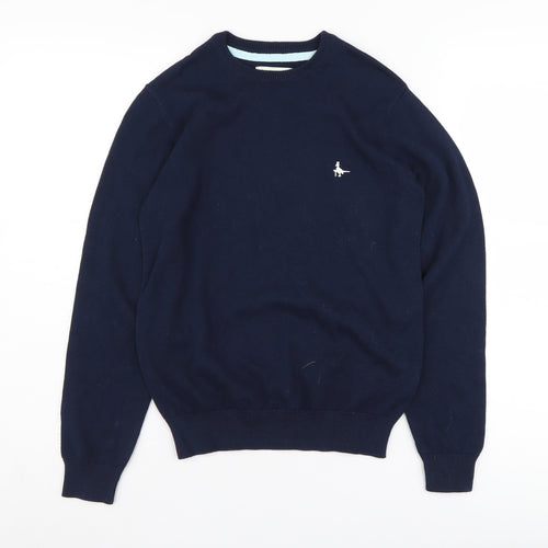 Jack Wills Boys Blue Crew Neck Pullover Jumper 10-11 Years