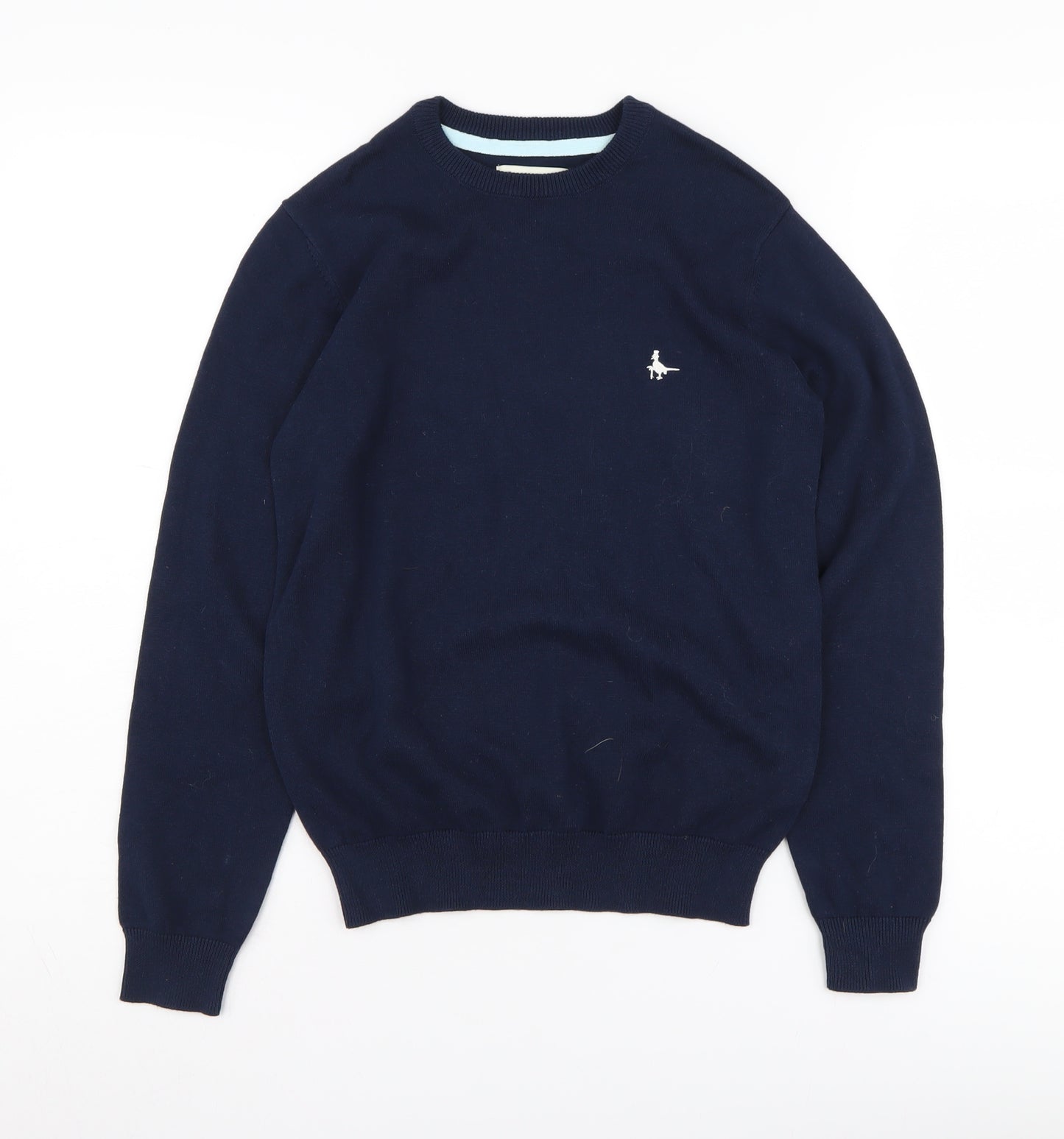 Jack Wills Boys Blue Crew Neck Pullover Jumper 10-11 Years