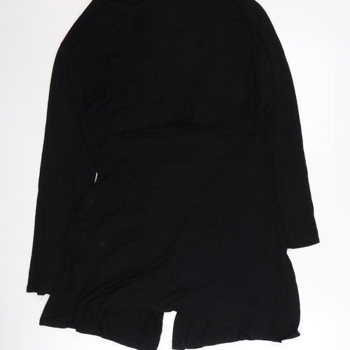 Secret Possessions Women's Black 8-10 Wrap Cardigan