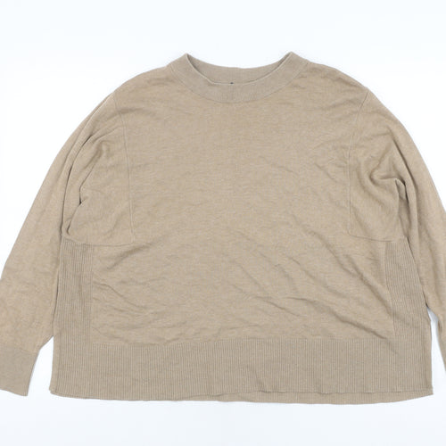 Kin Women's Beige Knit Jumper, Medium