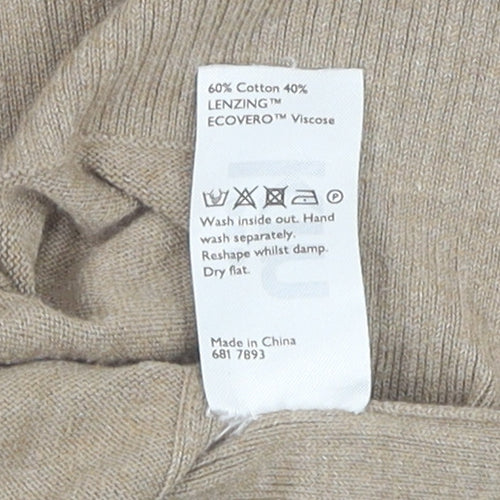 Kin Women's Beige Knit Jumper, Medium