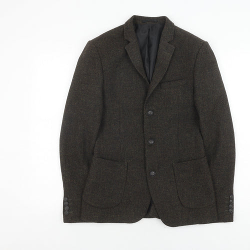 ASOS Men’s Brown Slim Fit Blazer, Size 34R
