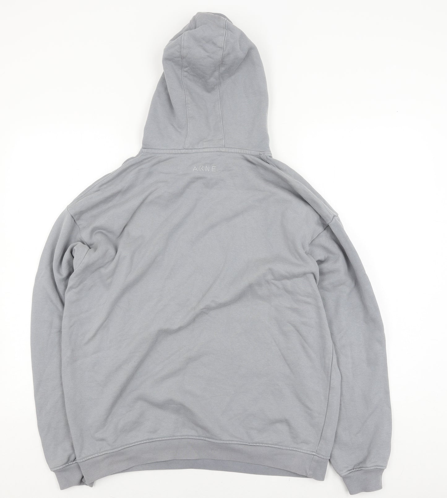 Arne Grey Pullover Unisex Hoodie, Size M