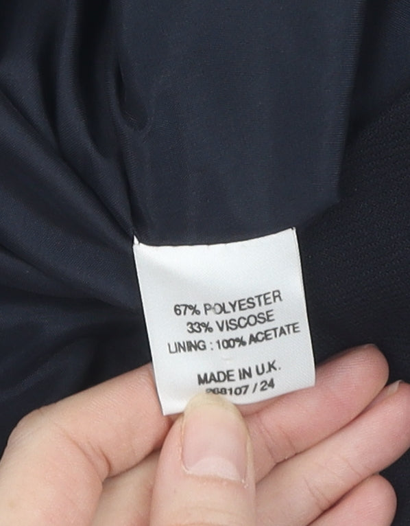 Wallis Women's Black Jacket, Size 12, Classic Fit