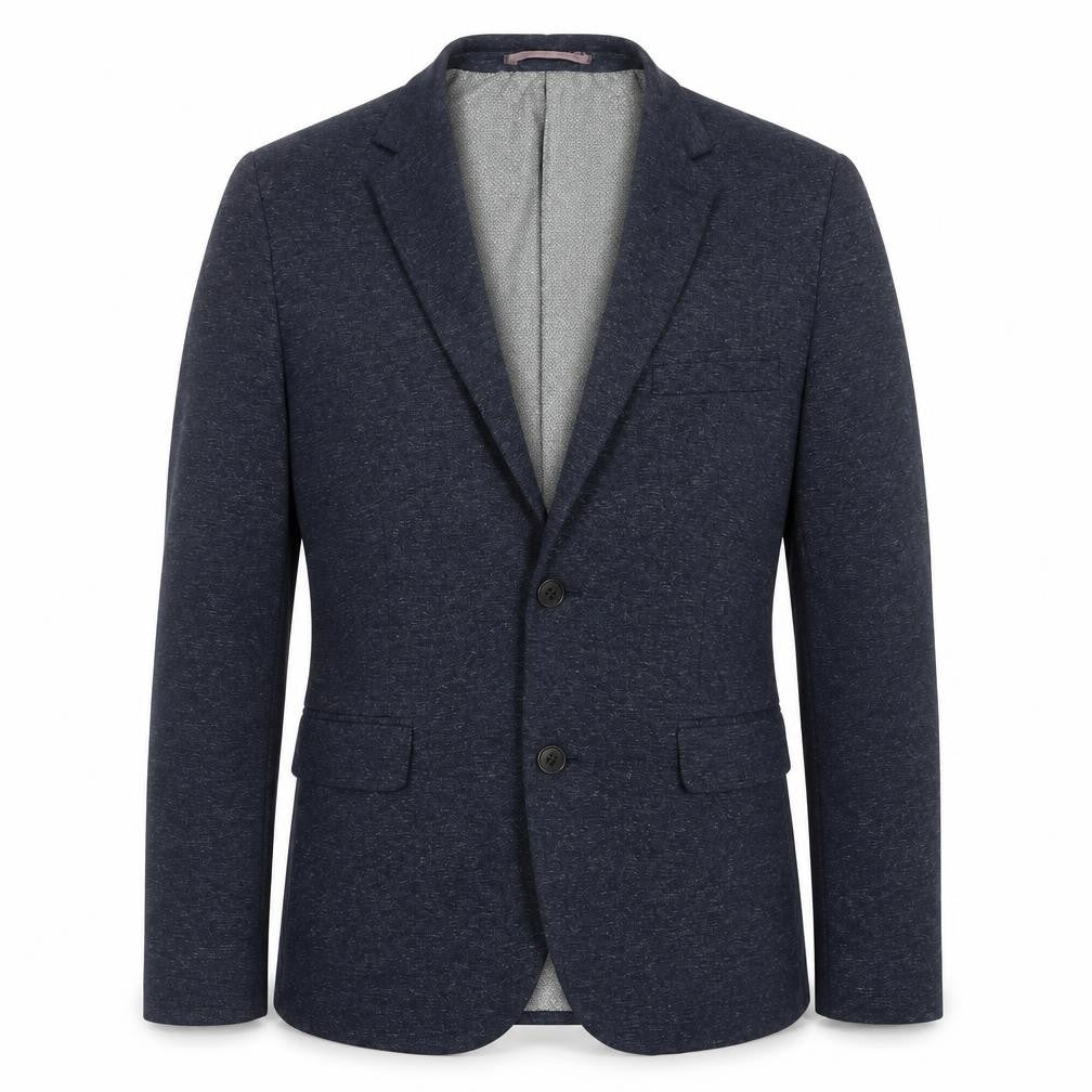 Front view of Burton Menswear Blue Blazer, Men's, S, Regular Fit