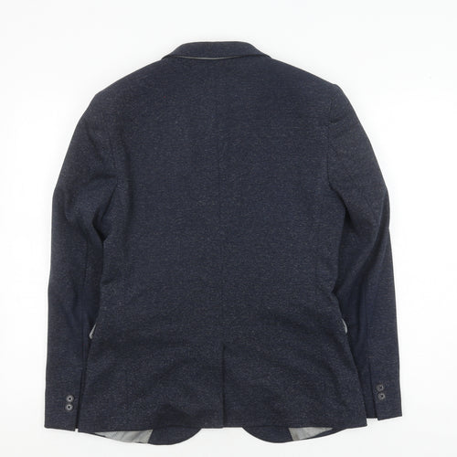 Burton Menswear Blue Blazer, Men's, S, Regular Fit