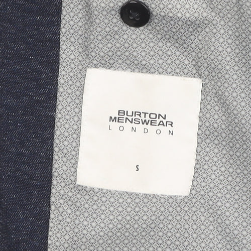 Burton Menswear Blue Blazer, Men's, S, Regular Fit