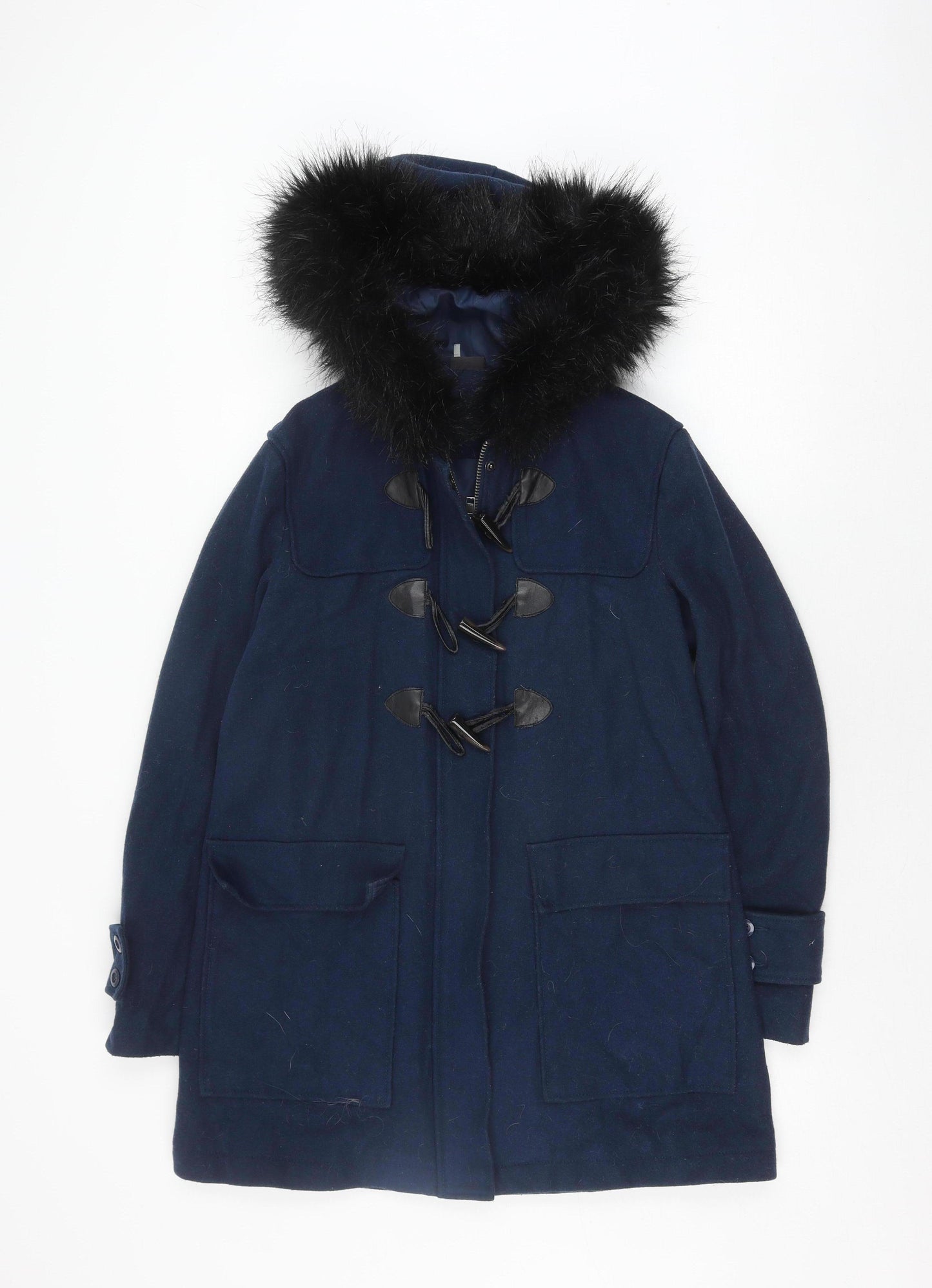 Sparkle & Fade Women's Blue Duffle Coat Size S