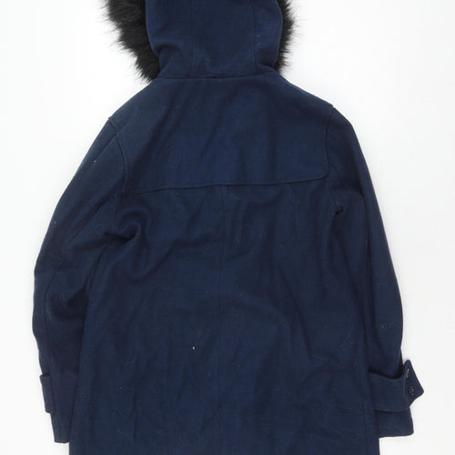 Sparkle & Fade Women's Blue Duffle Coat Size S