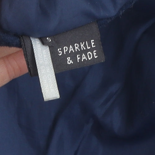 Sparkle & Fade Women's Blue Duffle Coat Size S