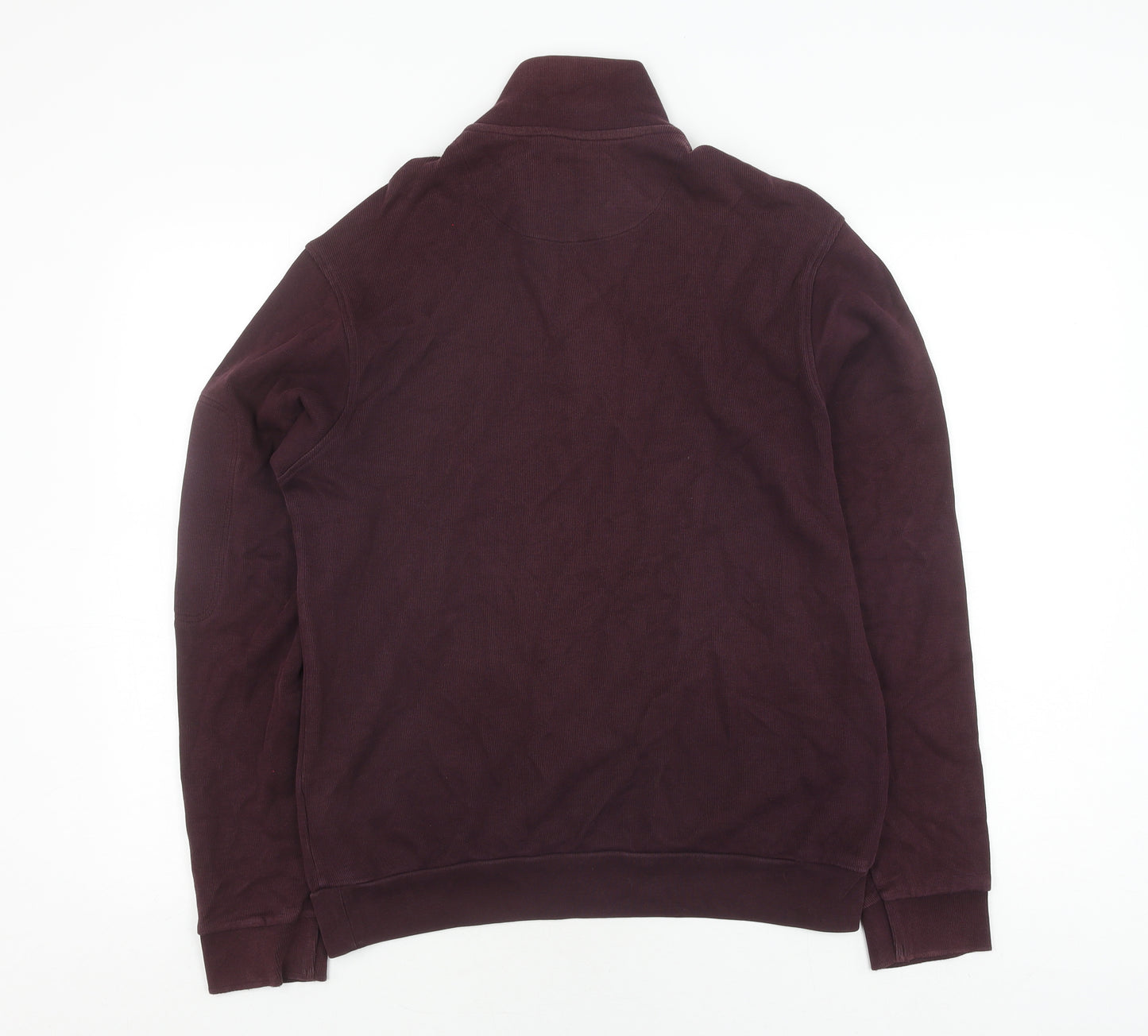 Marks and Spencer Men's Purple Knit Pullover Sweatshirt