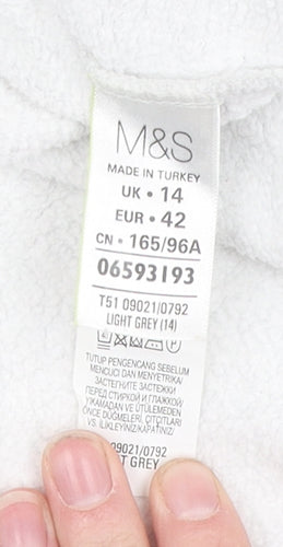 Marks and Spencer Women's Grey Pullover Sweatshirt