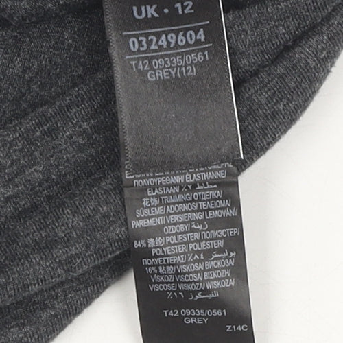 Marks and Spencer Grey Women's Dress Size 12