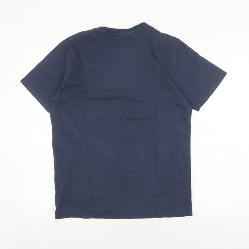 Levi's Men's Blue Logo T-Shirt, Size M, Crew Neck