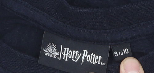 Harry Potter Boys Black Pullover Sweatshirt 9-10 Years