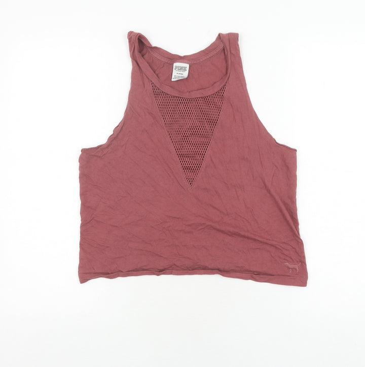 Victoria's Secret Pink Women's Pink Crop Tank Size M