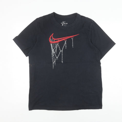 Nike Men's Black Sports Graphic T-Shirt L