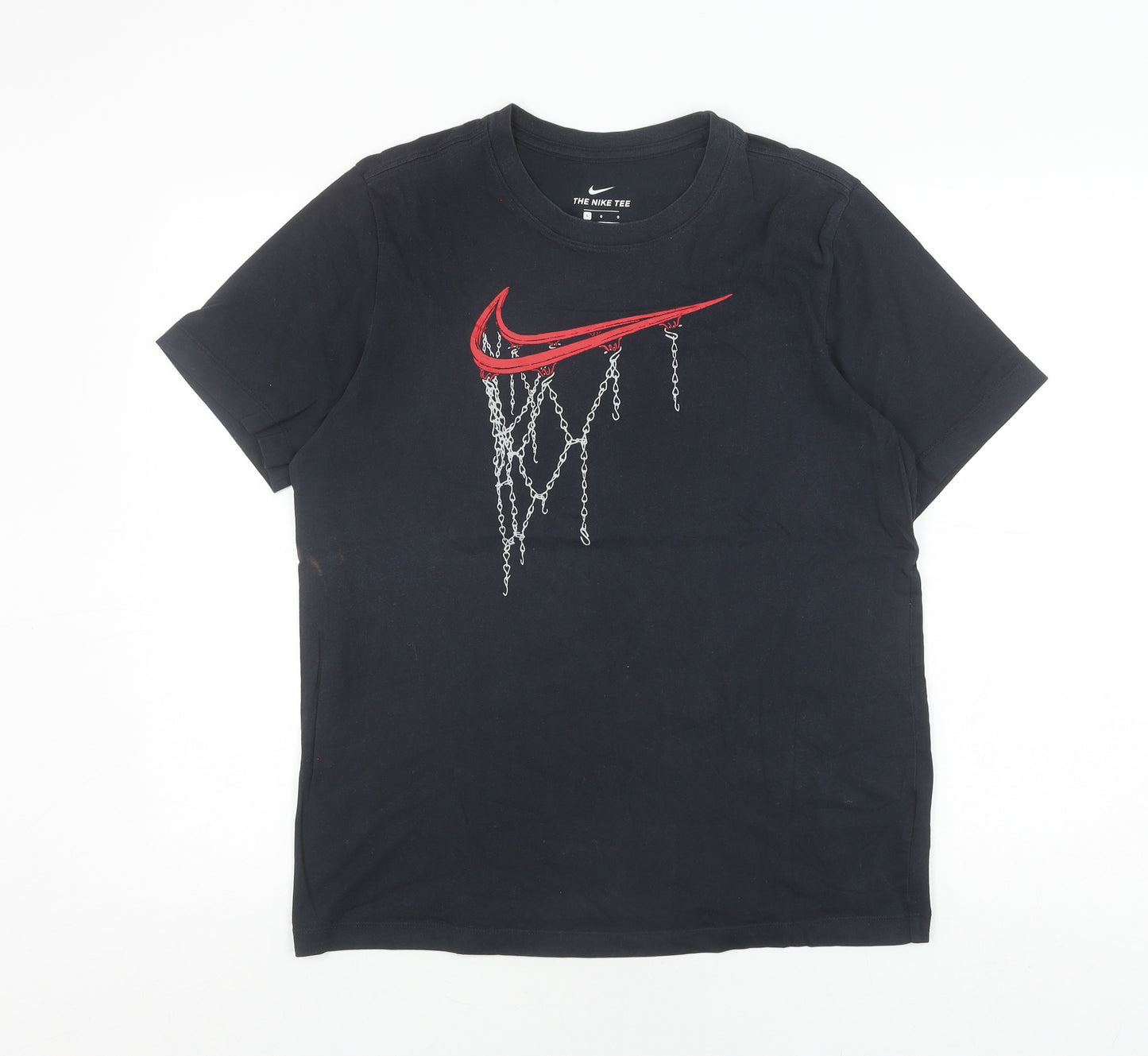 Nike Men's Black Sports Graphic T-Shirt L