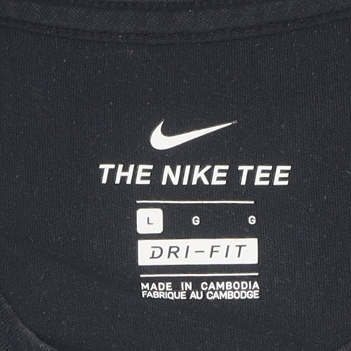 Nike Men's Black Sports Graphic T-Shirt L