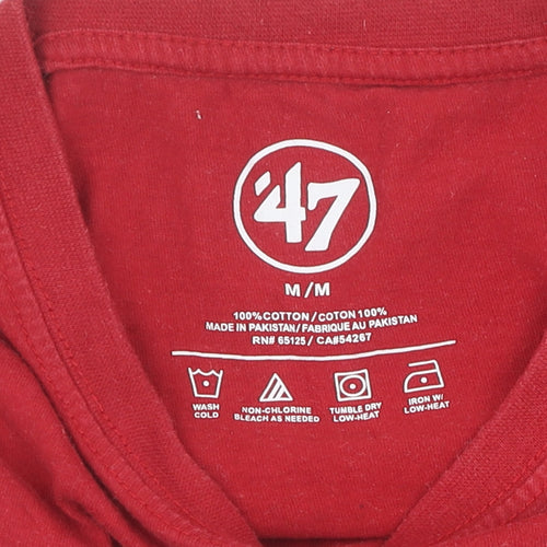 '47 Men's Red Chicago Bulls T-Shirt M Sz
