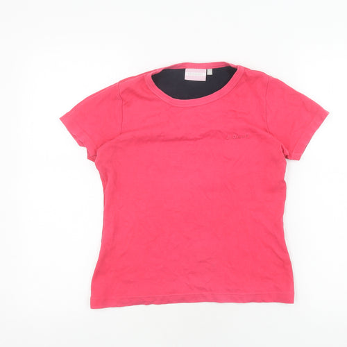 LA Gear Women's Pink Cotton T-Shirt, Size 10, Casual