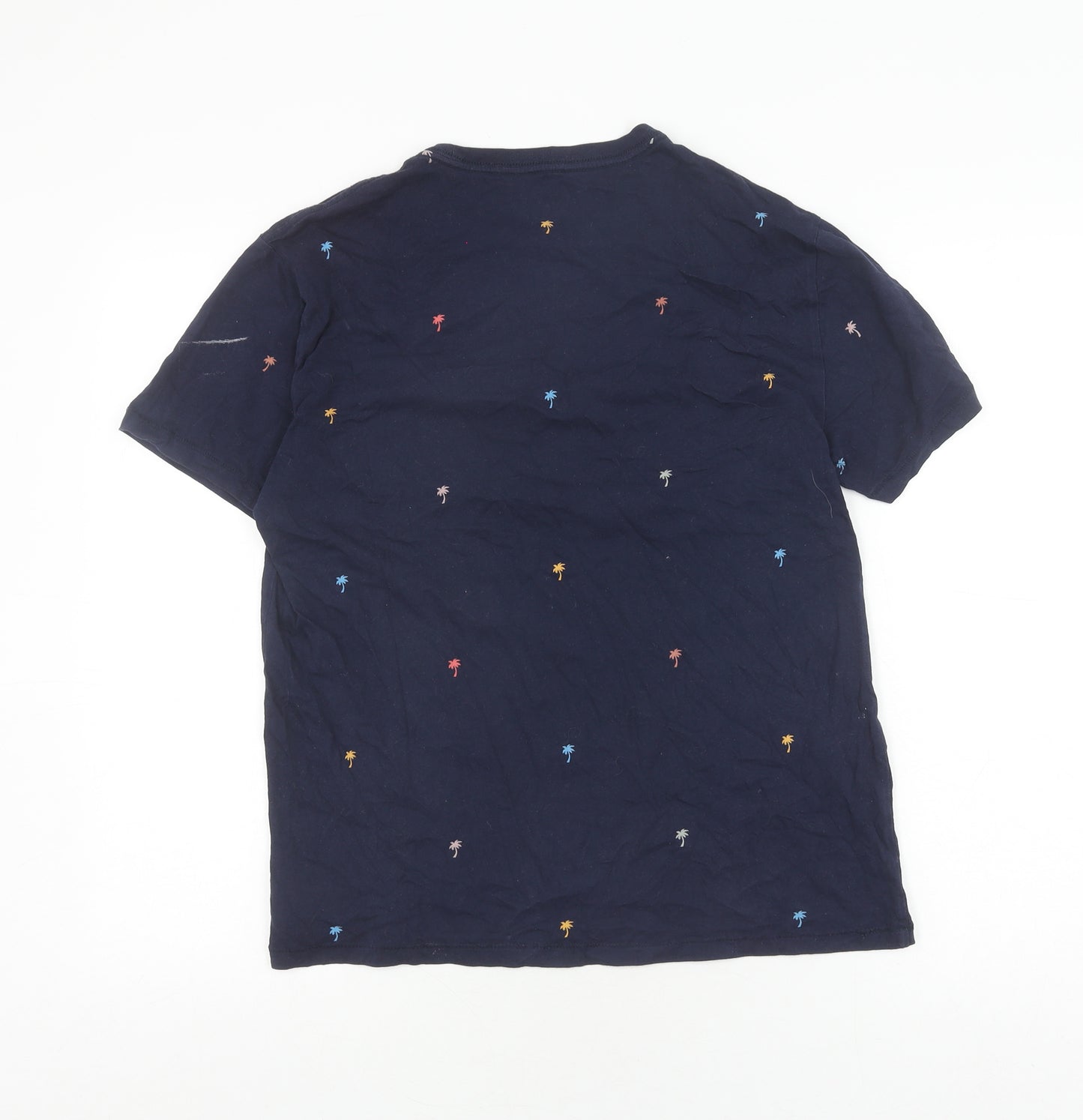 Gap Men's Blue Graphic Print Crew Neck T-Shirt M