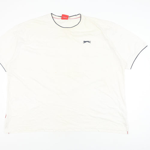 Slazenger Men's White 4XL T-Shirt with Logo