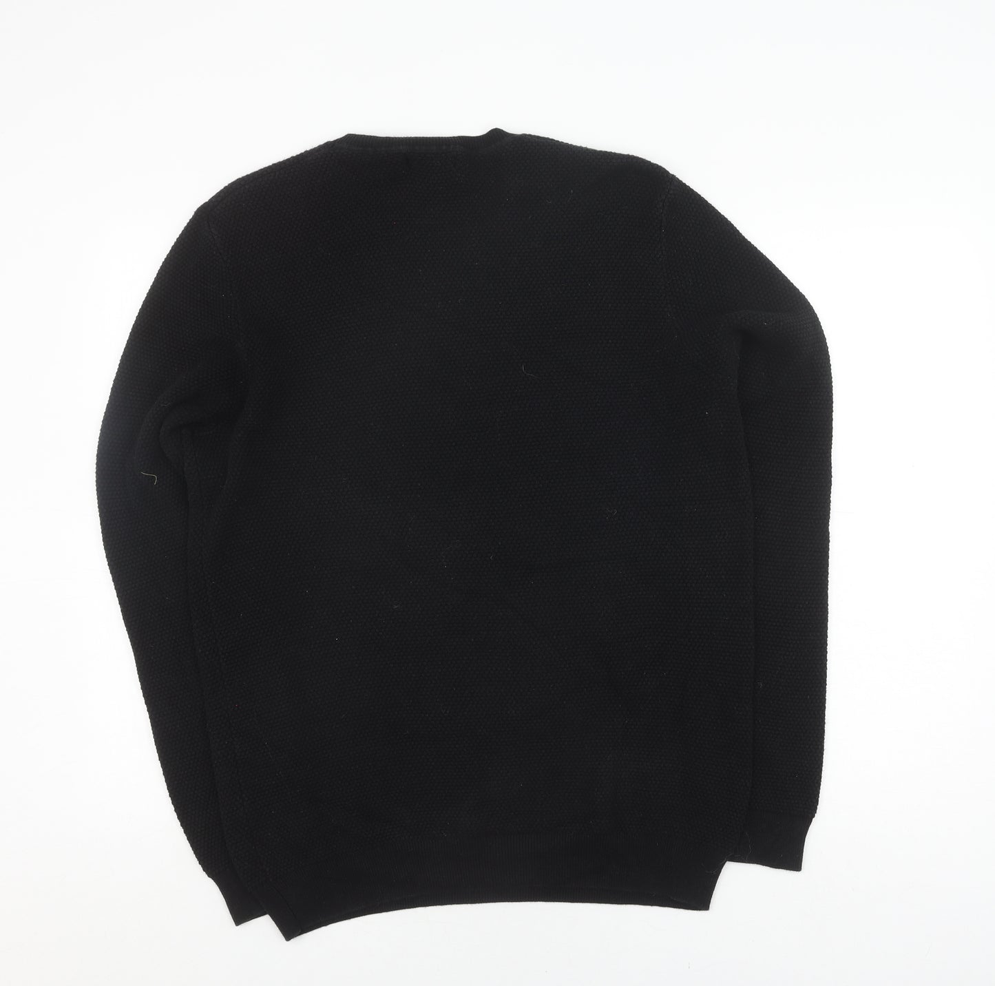 Red Herring Men's Medium Black Pullover Jumper