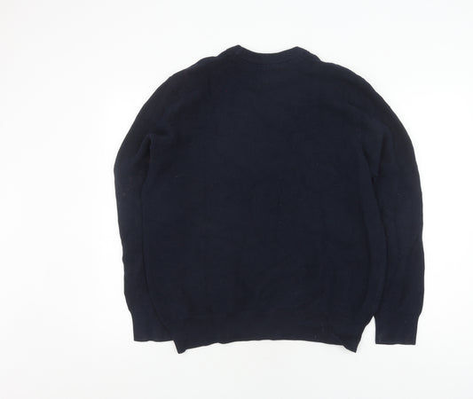 Jasper Conran Men's Blue L Pullover Jumper