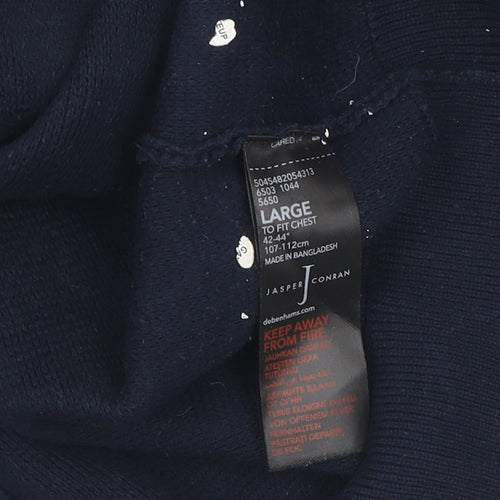 Jasper Conran Men's Blue L Pullover Jumper