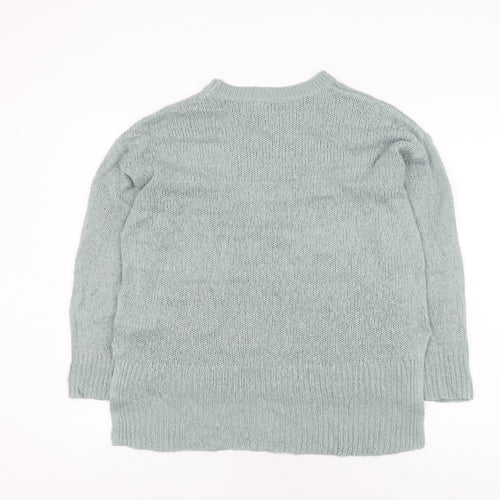 Brave Soul Women's Green Acrylic Pullover Jumper M