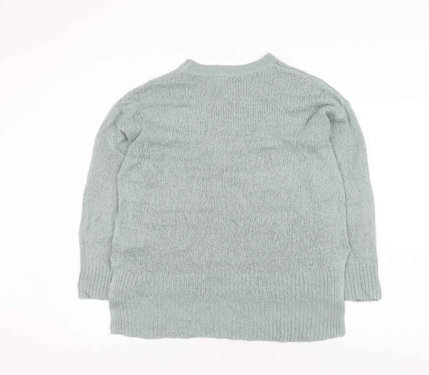 Brave Soul Women's Green Acrylic Pullover Jumper M