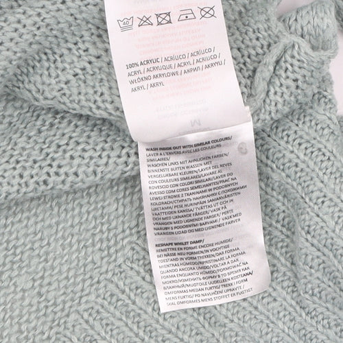 Brave Soul Women's Green Acrylic Pullover Jumper M