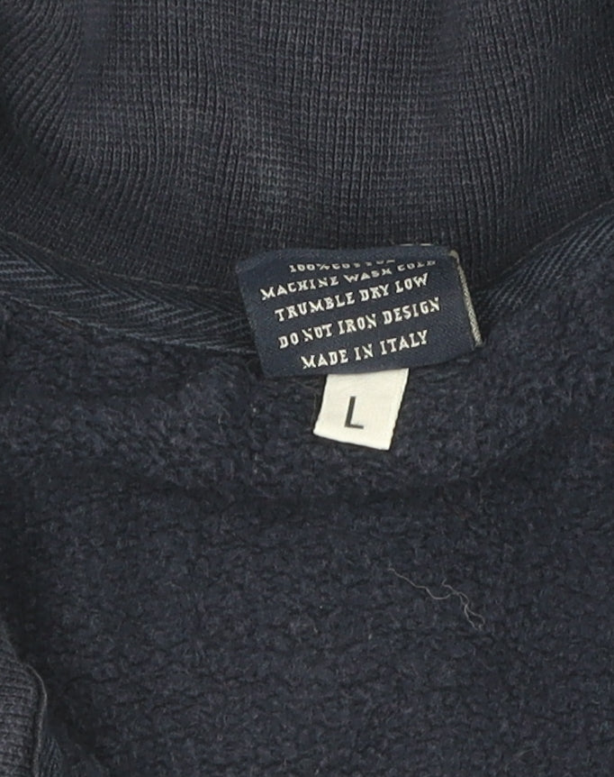 Franklin & Marshall Men's Blue Full Zip Sweatshirt L