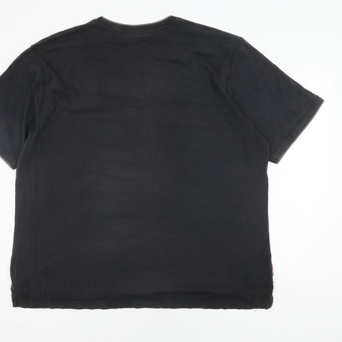 Slazenger Men's Black 4XL Crew Neck T-Shirt