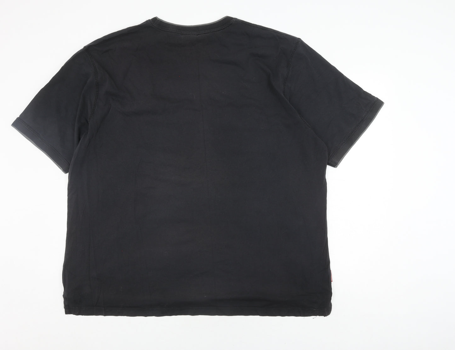Slazenger Men's Black 4XL Crew Neck T-Shirt