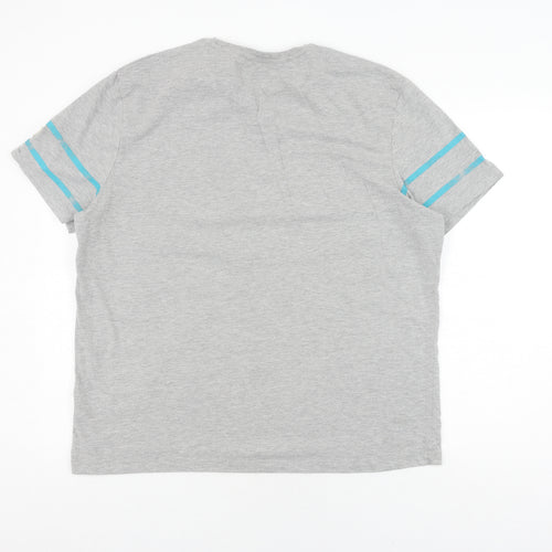 Tu Men's Grey XL Miami Dolphins Sports T-Shirt