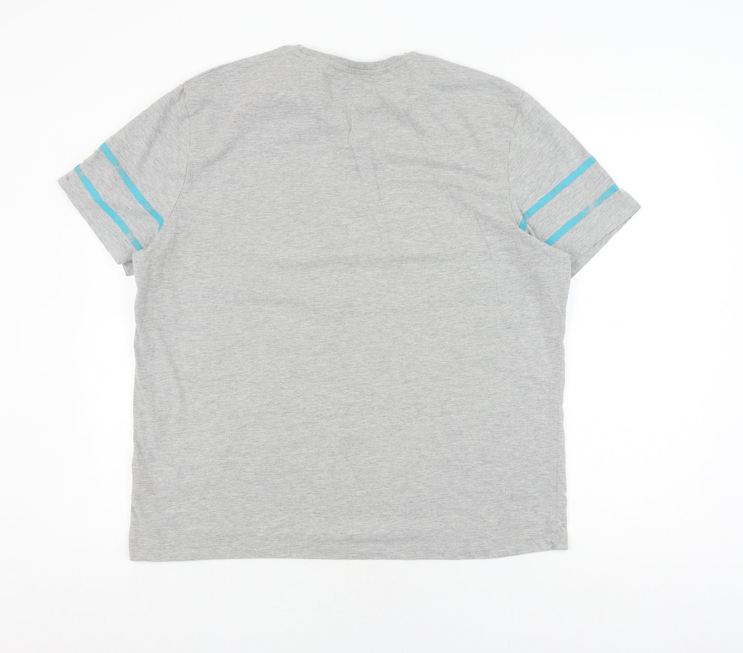 Tu Men's Grey XL Miami Dolphins Sports T-Shirt