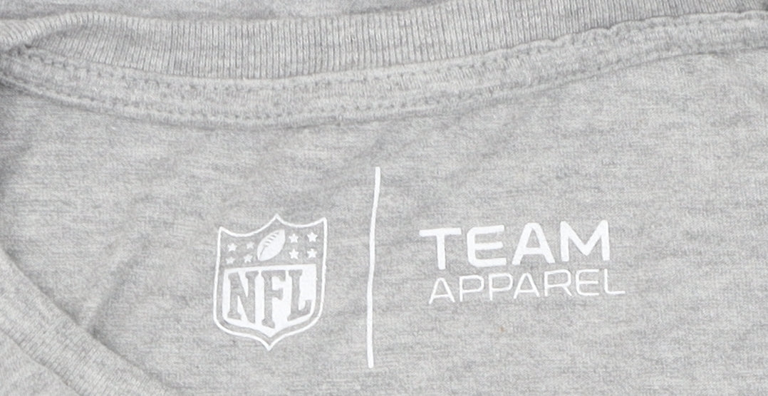 Tu Men's Grey XL Miami Dolphins Sports T-Shirt